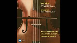 Mstislav Rostropovich  SaintSaens Cello Concerto 19572017 [upl. by Boniface]