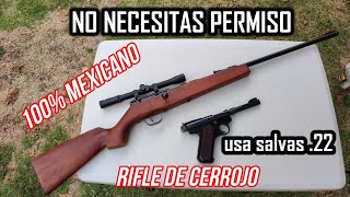 Rifle Cabañas munisalva 45 Rilfe de cerrojo potente [upl. by Razatlab549]