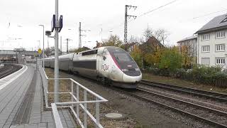 Eisenbahnverkehr am 18112023 in Rastatt [upl. by Jana699]