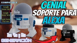 Genial Soporte RUST1 para Alexa echo dot 3ra 4ta y 5ta generación 😱 compatible google home mini❗️ [upl. by Annyahs]