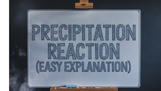 Precipitation Reaction part 1Easy explanation [upl. by Luamaj175]