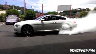 Amazing BMW M6 E63 BURNOUT  1080p HD [upl. by Innes]