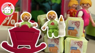 Playmobil Film deutsch  Babysachen kaufen  Shoppinggeschichte für Kinder von Familie Hauser [upl. by Aniez]