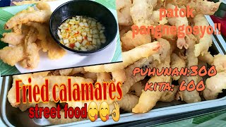 CALAMARES PANGNEGOSYO RECIPE HOW TO COOK FILIPINO STREET FOODPATOK AT MURANG PUHUNAN MALAKING TUBO [upl. by Kenneth197]