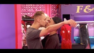 Miss Vanjie Brooke Lynn Hytes kiss sparks romance rumors in RuPauls Drag Race clip [upl. by Gentry]