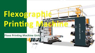 Flexo Printing Machine Function Showing Video [upl. by Eitak798]