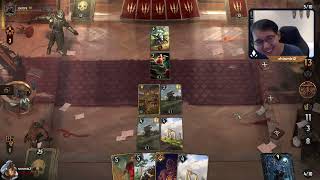 Draug Selfclog Siege Gwent Pro Rank Gameplay [upl. by Enyt]