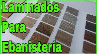 Distintos laminados para ebanistería y facias en pvc marcas de laminado y donde conseguirlos [upl. by Metah]