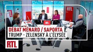 Emmanuel Macron réunit Donald Trump et Volodymyr Zelensky  coup de com [upl. by Nizam]