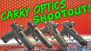 Carry Optics Shootout CZ P10F Glock 34 MOS Sig P320 X5 Legion Walther Q5 SF Pro [upl. by Eramat713]