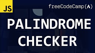 freeCodeCamp solutions  Palindrome Checker [upl. by Nortad843]