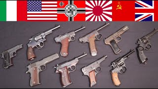 The Handguns of WWII [upl. by Aidnama]