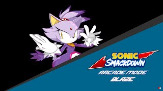 Sonic SmackDown Arcade Mode  Blaze [upl. by Nirrac3]