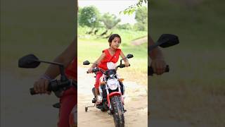 Mansi ko mila bike 🏍 maa or beti ka pyar shorts viralvideo bike maa [upl. by Alahcim]