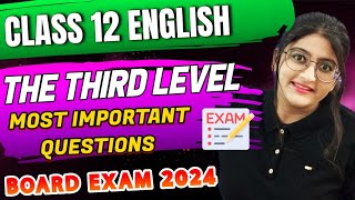 The third level class 12 question answers [upl. by Anastos]