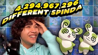 Trying to find EVERY shiny Spinda in Pokémon [upl. by Coryden]