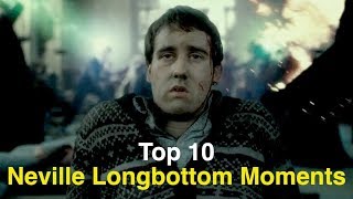 Top 10  Neville Longbottom Moments [upl. by Ardis]