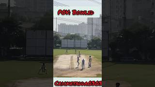 POV Bowled cricket bowler cricketlover viralvideo trending viralvideo shorts reels ytshort [upl. by Latihs966]