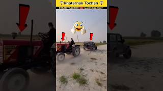 essar tractor VS Mahendra Thar 😱ka khatarnak🔥Tochan mukabla 🤯shortsviral [upl. by Philbert]