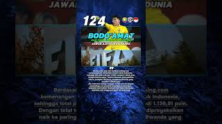 Bodoamat naik terus ke level dunia kingindo rankingfifa [upl. by Ardyaf435]