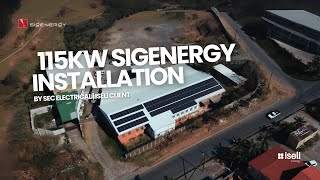 115KW SIGENERGY INSTALLATION BY SEC ELECTRICAL  ISELI ENERGY KZN [upl. by Llertnac]