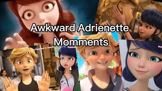 My Favorite ✨Awkward✨ Adrienette Moments  Miraculous Ladybug [upl. by Lelia692]