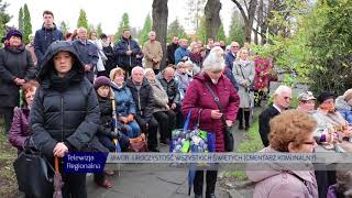 JAWOR Uroczystość Wszystkich Świętych na cmentarzu komunalnym [upl. by Ahsaya]