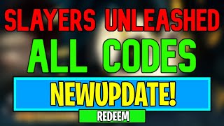 New Slayers Unleashed Codes  Roblox Slayers Unleashed Codes June 2024 [upl. by Imefulo]