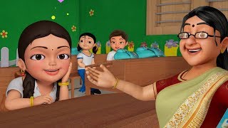 என் பள்ளிக்கூடம் தமிழ் பாட்டு  Tamil Rhymes for Children  Infobells [upl. by Atinrehs575]