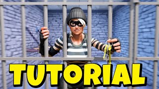 Escape Room Jail Solo Fortnite Tutorial [upl. by Ahsirtal]