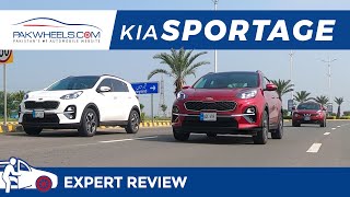 Kia Sportage 2020  AWD  Expert Review  0 to 100 Test  PakWheels [upl. by Zoeller13]