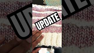 Update on my cowl cozicrochetco knitting knit beginnerknitter knitprojects [upl. by Itagaki]