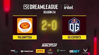 LIVE Palianytsia vs OG Esports  DreamLeague Season 24 Closed Qualifiers [upl. by Luhem]