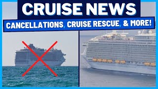 CRUISE NEWS Red Sea Cruises Cancelled Royal Caribbean Cruise Rescue Itinerary Changes amp MORE [upl. by Eirrahs]