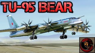 Tupolev TU95 Bear  RUSSIAN LONG RANGE BOMBER [upl. by Elnora]