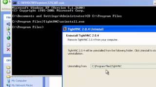 How to Uninstall TightVNC Viewer 204 [upl. by Arundell22]