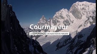 Courmayeur Mont Blanc Inverno  video 2020 [upl. by Sirotek]