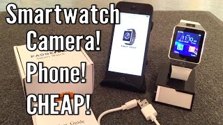 Review DZ09 Bluetooth SmartWatch with Camera [upl. by Bowen607]