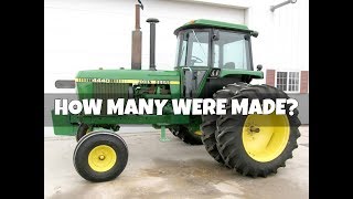 4440 JOHN DEERE  HOW MANY WERE MADE [upl. by Sueahccaz]