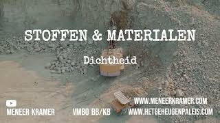 Materialen  Dichtheid – 3K  VMBO BasisKader  NaSk 34 [upl. by Ydnyl]