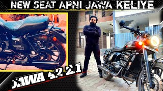 Jawa 42 21 Keliye New SEAT  Next Bike Touring Or Superbike Kon C  OnTheWayAman [upl. by Nagiam475]