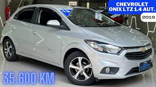 Chevrolet Onix LTZ 14 AUT 2019 4fmotors BAIXO KM [upl. by Stutzman]