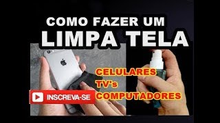 Limpa Tela de Celular TVs e Computadores veja como fazer [upl. by Merce]