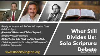 What Still Divides Us Sola Scriptura Debate 1 of 2 [upl. by Chasse]