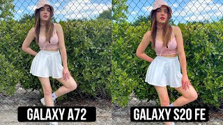 Samsung Galaxy A72 vs Samsung Galaxy S20 FE Camera Test [upl. by Daberath]