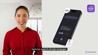 SpeakApp AI Speech To Text Transcription [upl. by Gaylene]