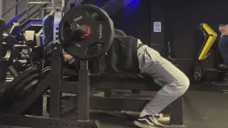 100KG Bench X 2 Top Set Better Form  90KG 3x5 [upl. by Ettari]