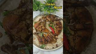 Smokey flavoured Arabian style chicken Mandi recipe shortsfeed shortvideo trending [upl. by Aisek]