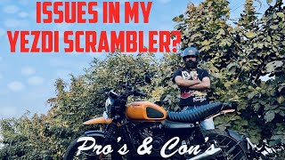 2022 Yezdi Scrambler Advantages amp Disadvantages  Heating Mileage Owner’s Review after 10 days [upl. by Burl]