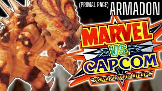 Armadon Primal Rage  Marvel vs Capcom Style [upl. by Fang]